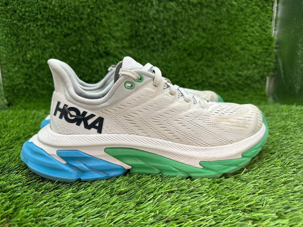 Hoka One One Clifton Edge 1110511-NCGR Athletic Sneaker Womens 6.5 Gray Mesh Gym